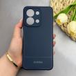 قاب گوشی Redmi 15C - Poco C85 شیائومی کربن Puloka سیلیکونی ژله ای محافظ لنز دار سرمه ای کد 130264