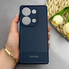 قاب گوشی Redmi Note 13 Pro 4G - Poco M6 Pro 4G شیائومی کربن Puloka سیلیکونی ژله ای محافظ لنز دار سرمه ای کد 130282