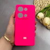 قاب گوشی Redmi Note 13 Pro 4G - Poco M6 Pro 4G شیائومی سیلیکونی اورجینال پاک کنی درجه یک زیربسته سرخابی کد 130337