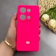 قاب گوشی Redmi Note 13 Pro 4G - Poco M6 Pro 4G شیائومی سیلیکونی اورجینال پاک کنی درجه یک زیربسته سرخابی کد 130337