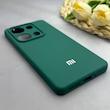 قاب گوشی Redmi Note 13 Pro 4G - Poco M6 Pro 4G شیائومی سیلیکونی اورجینال پاک کنی درجه یک زیربسته سبز کد 130342
