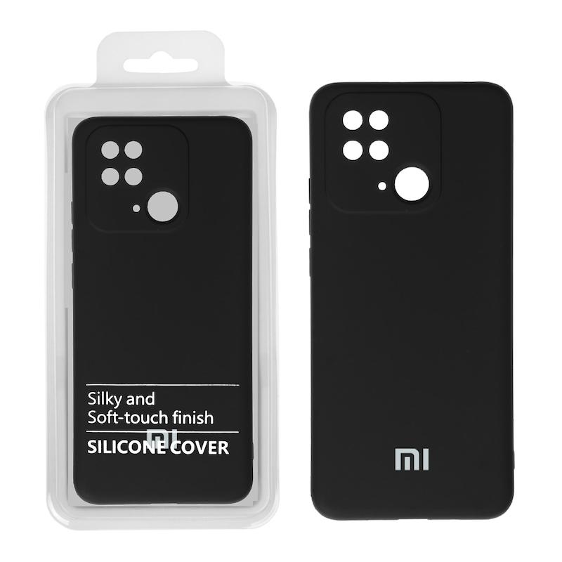 قاب گوشی Redmi 10C - Redmi 10 Power - Poco C40 شیائومی سیلیکونی های کپی زیربسته محافظ لنز دار مشکی کد 130405