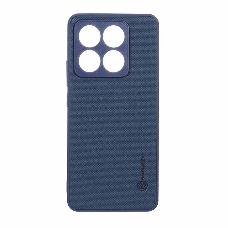 قاب گوشی Xiaomi 14T شیائومی اورجینال چرمی سخت Hard سوزنی نیلکین NILLKIN سرمه ای کد 98533