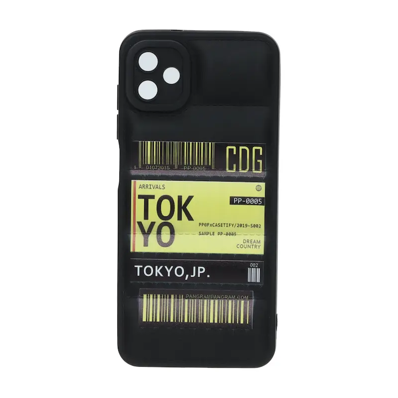 قاب گوشی Galaxy A04E سامسونگ سیلیکون ژله ای پافر PC فانتزی زیر بسته محافظ لنز دار طرح اسپرت مشکی کد 98535