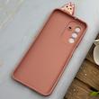 قاب گوشی Galaxy A17 سامسونگ سیلیکونی فانتزی عروسکی برجسته طرح لبوبو LABUBU محافظ لنزدار صورتی کد 130423