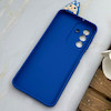 قاب گوشی Galaxy A26 سامسونگ سیلیکونی فانتزی عروسکی برجسته طرح لبوبو LABUBU محافظ لنزدار آبی کاربنی کد 130427