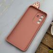 قاب گوشی Galaxy A36 سامسونگ سیلیکونی فانتزی عروسکی برجسته طرح لبوبو LABUBU محافظ لنزدار صورتی کد 130436