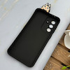 قاب گوشی Galaxy A36 سامسونگ سیلیکونی فانتزی عروسکی برجسته طرح لبوبو LABUBU محافظ لنزدار مشکی کد 130439