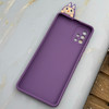 قاب گوشی Galaxy A51 سامسونگ سیلیکونی فانتزی عروسکی برجسته طرح لبوبو LABUBU محافظ لنزدار بنفش کد 130444