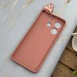 قاب گوشی Redmi Note 14 4G شیائومی سیلیکونی فانتزی عروسکی برجسته طرح لبوبو LABUBU محافظ لنزدار صورتی کد 130501
