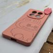 قاب گوشی Redmi Note 14 Pro 4G شیائومی سیلیکونی فانتزی عروسکی برجسته طرح لبوبو LABUBU محافظ لنزدار صورتی کد 130508