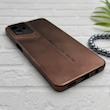قاب گوشی Galaxy A06 سامسونگ سری Porsche Design پورش دیزاین Hard LUXURY محافظ لنز دار قهوه ای کد 130516