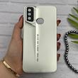 قاب گوشی Galaxy A10S سامسونگ سری Porsche Design پورش دیزاین Hard LUXURY محافظ لنز دار نقره ای کد E10-130530