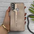 قاب گوشی Galaxy A10S سامسونگ سری Porsche Design پورش دیزاین Hard LUXURY محافظ لنز دار طلایی کد E10-130532