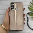 قاب گوشی Galaxy A11 - M11 سامسونگ سری Porsche Design پورش دیزاین Hard LUXURY محافظ لنز دار طلایی کد 130533