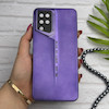 قاب گوشی Galaxy A12 - M12 سامسونگ سری Porsche Design پورش دیزاین Hard LUXURY محافظ لنز دار بنفش کد 130539