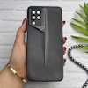 قاب گوشی Galaxy A12 - M12 سامسونگ سری Porsche Design پورش دیزاین Hard LUXURY محافظ لنز دار مشکی کد 130544