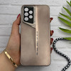 قاب گوشی Galaxy A13 4G سامسونگ سری Porsche Design پورش دیزاین Hard LUXURY محافظ لنز دار طلایی کد 130548