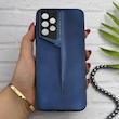 قاب گوشی Galaxy A13 4G سامسونگ سری Porsche Design پورش دیزاین Hard LUXURY محافظ لنز دار سرمه ای کد 130550