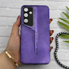 قاب گوشی Galaxy A16 سامسونگ سری Porsche Design پورش دیزاین Hard LUXURY محافظ لنز دار بنفش کد 130556