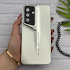 قاب گوشی Galaxy A17 سامسونگ سری Porsche Design پورش دیزاین Hard LUXURY محافظ لنز دار نقره ای کد 130559