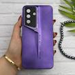 قاب گوشی Galaxy A17 سامسونگ سری Porsche Design پورش دیزاین Hard LUXURY محافظ لنز دار بنفش کد 130561