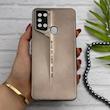 قاب گوشی Galaxy A21S سامسونگ سری Porsche Design پورش دیزاین Hard LUXURY محافظ لنز دار طلایی کد 130563