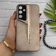 قاب گوشی Galaxy A25 سامسونگ سری Porsche Design پورش دیزاین Hard LUXURY محافظ لنز دار طلایی کد E10-130573