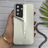 قاب گوشی Galaxy A26 سامسونگ سری Porsche Design پورش دیزاین Hard LUXURY محافظ لنز دار نقره ای کد 130575