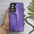 قاب گوشی Galaxy A26 سامسونگ سری Porsche Design پورش دیزاین Hard LUXURY محافظ لنز دار بنفش کد E10-130578