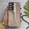 قاب گوشی Galaxy A26 سامسونگ سری Porsche Design پورش دیزاین Hard LUXURY محافظ لنز دار طلایی کد 130579