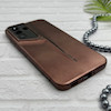 قاب گوشی Galaxy A36 سامسونگ سری Porsche Design پورش دیزاین Hard LUXURY محافظ لنز دار قهوه ای کد E10-130597