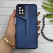 قاب گوشی Galaxy A51 سامسونگ سری Porsche Design پورش دیزاین Hard LUXURY محافظ لنز دار سرمه ای کد 130606