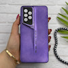 قاب گوشی Galaxy A52 4G - Galaxy A52 5G - Galaxy A52S سامسونگ سری Porsche Design پورش دیزاین Hard LUXURY محافظ لنز دار بنفش کد E10-130610