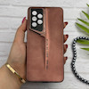 قاب گوشی Galaxy A52 4G - Galaxy A52 5G - Galaxy A52S سامسونگ سری Porsche Design پورش دیزاین Hard LUXURY محافظ لنز دار قهوه ای کد 130611