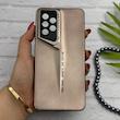 قاب گوشی Galaxy A52 4G - Galaxy A52 5G - Galaxy A52S سامسونگ سری Porsche Design پورش دیزاین Hard LUXURY محافظ لنز دار طلایی کد 130612