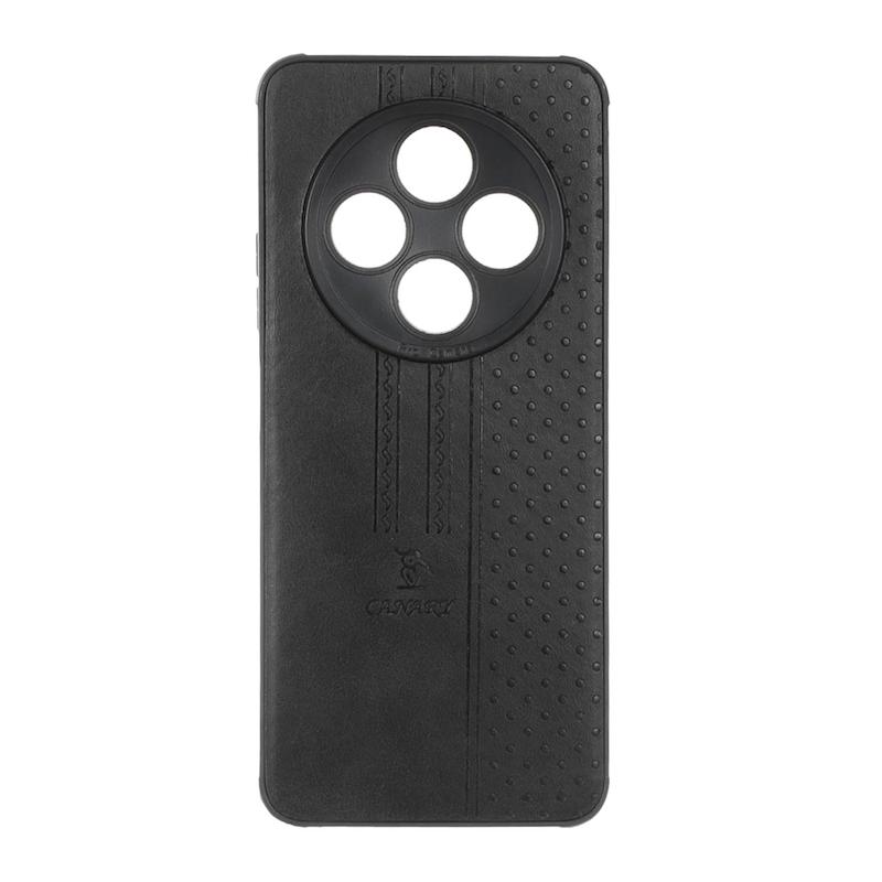 قاب گوشی Redmi 14C - Poco C75 - Redmi A4 شیائومی اورجینال کاناری CANARY چرمی دوخت کلاسیک نقطه چین مشکی کد 126822
