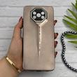 قاب گوشی Poco X3 - Poco X3 Pro شیائومی سری Porsche Design پورش دیزاین Hard LUXURY محافظ لنز دار طلایی کد E10-130626