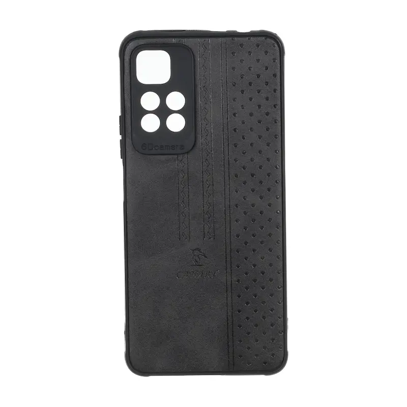 قاب گوشی Redmi Note 11 Pro Plus شیائومی اورجینال کاناری CANARY چرمی دوخت کلاسیک نقطه چین مشکی کد 126844