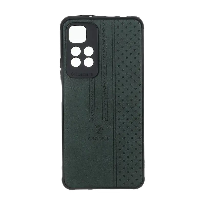 قاب گوشی Redmi Note 11 Pro Plus شیائومی اورجینال کاناری CANARY چرمی دوخت کلاسیک نقطه چین سبز کد 126848