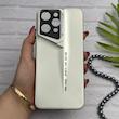 قاب گوشی Redmi 12 - Poco M6 Pro 5G شیائومی سری Porsche Design پورش دیزاین Hard LUXURY محافظ لنز دار نقره ای کد 130642
