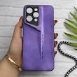 قاب گوشی Redmi 12 - Poco M6 Pro 5G شیائومی سری Porsche Design پورش دیزاین Hard LUXURY محافظ لنز دار بنفش کد 130643