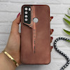 قاب گوشی Redmi Note 8 - Redmi Note 8 2021 شیائومی سری Porsche Design پورش دیزاین Hard LUXURY محافظ لنز دار قهوه ای کد 130653