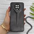 قاب گوشی Redmi Note 9S - Redmi Note 9 Pro شیائومی سری Porsche Design پورش دیزاین Hard LUXURY محافظ لنز دار مشکی کد 130661