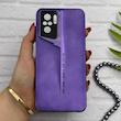 قاب گوشی Redmi Note 10S - Redmi Note 10 4G - Poco M5S شیائومی سری Porsche Design پورش دیزاین Hard LUXURY محافظ لنز دار بنفش کد 130664