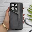 قاب گوشی Redmi Note 13 4G شیائومی سری Porsche Design پورش دیزاین Hard LUXURY محافظ لنز دار مشکی کد E10-130692