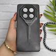 قاب گوشی Redmi Note 14 Pro 4G شیائومی سری Porsche Design پورش دیزاین Hard LUXURY محافظ لنز دار مشکی کد E10-130706