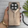 قاب گوشی Redmi Note 14 Pro 4G شیائومی سری Porsche Design پورش دیزاین Hard LUXURY محافظ لنز دار طلایی کد E10-130711
