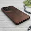 قاب گوشی Galaxy S21 FE سامسونگ سری Porsche Design پورش دیزاین Hard LUXURY محافظ لنز دار قهوه ای کد 130727