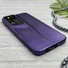 قاب گوشی Galaxy S24 FE سامسونگ سری Porsche Design پورش دیزاین Hard LUXURY محافظ لنز دار بنفش کد E10-130738